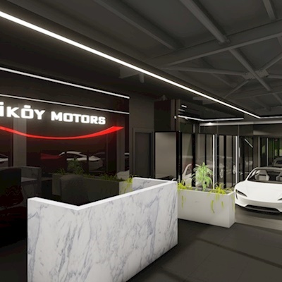 Yeniköy Motors İstinye Showroom Yapım İşi